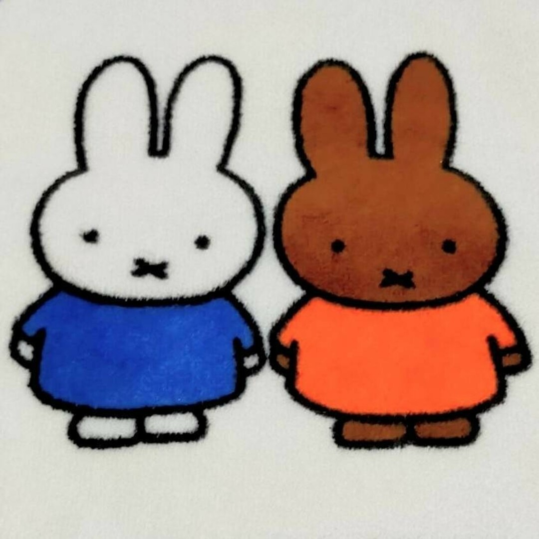 miffy(ミッフィー)の新品 miffy ミニタオルハンカチ ２枚組 ミッフィー ブルーナ 西川リビング レディースのファッション小物(ハンカチ)の商品写真