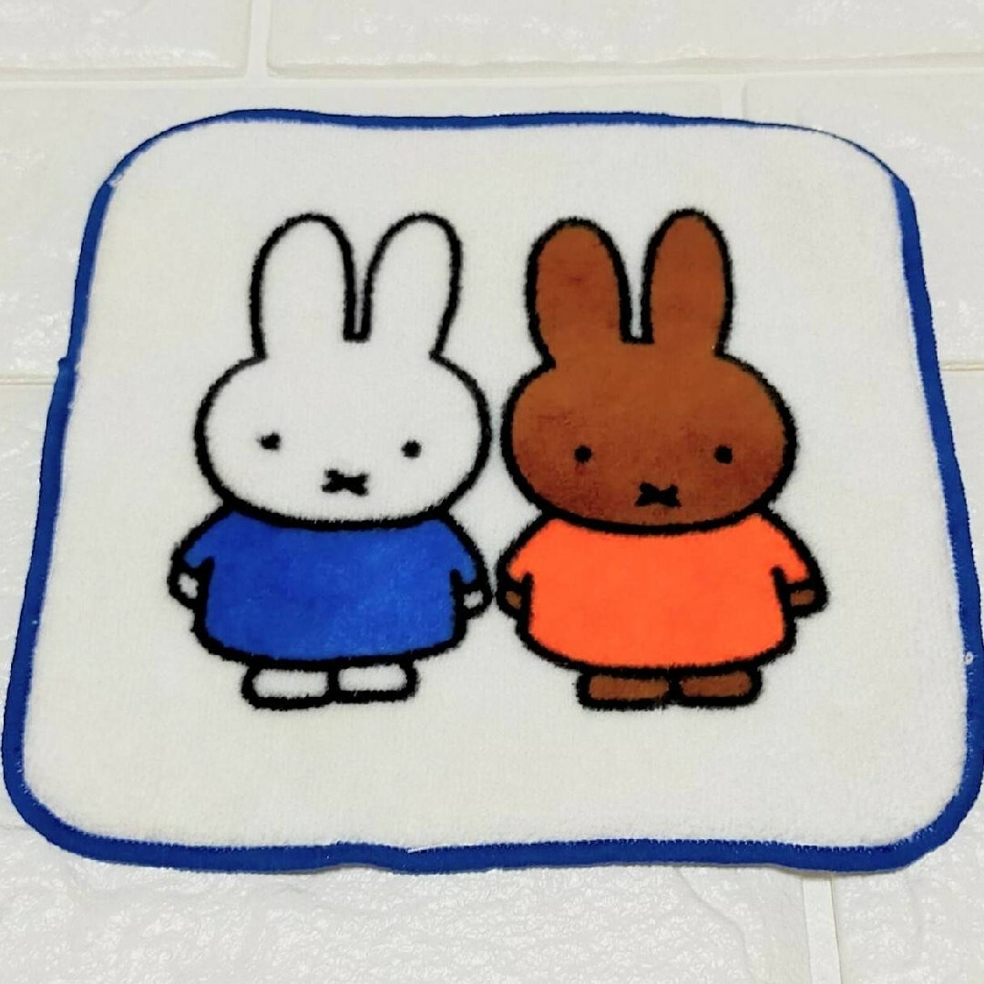 新品 miffy ミニタオルハンカチ ２枚組 ミッフィー ブルーナ 西川リビング