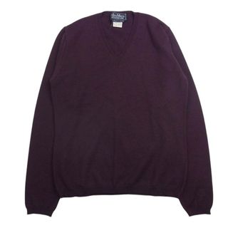 マックスマーラ(Max Mara)のMAX MARA マックスマーラ WEEKEND LINE バージン ウール Vネック ニット パープル系【中古】(ニット/セーター)