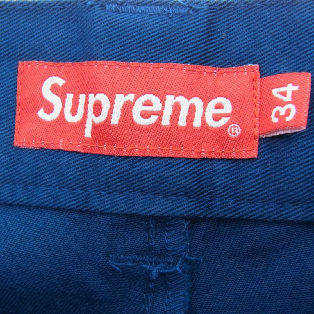 Supreme(シュプリーム)のSupreme シュプリーム パンツ Work Pant Navy ワークパンツ モスグリーン系 34【極上美品】【中古】 メンズのパンツ(その他)の商品写真