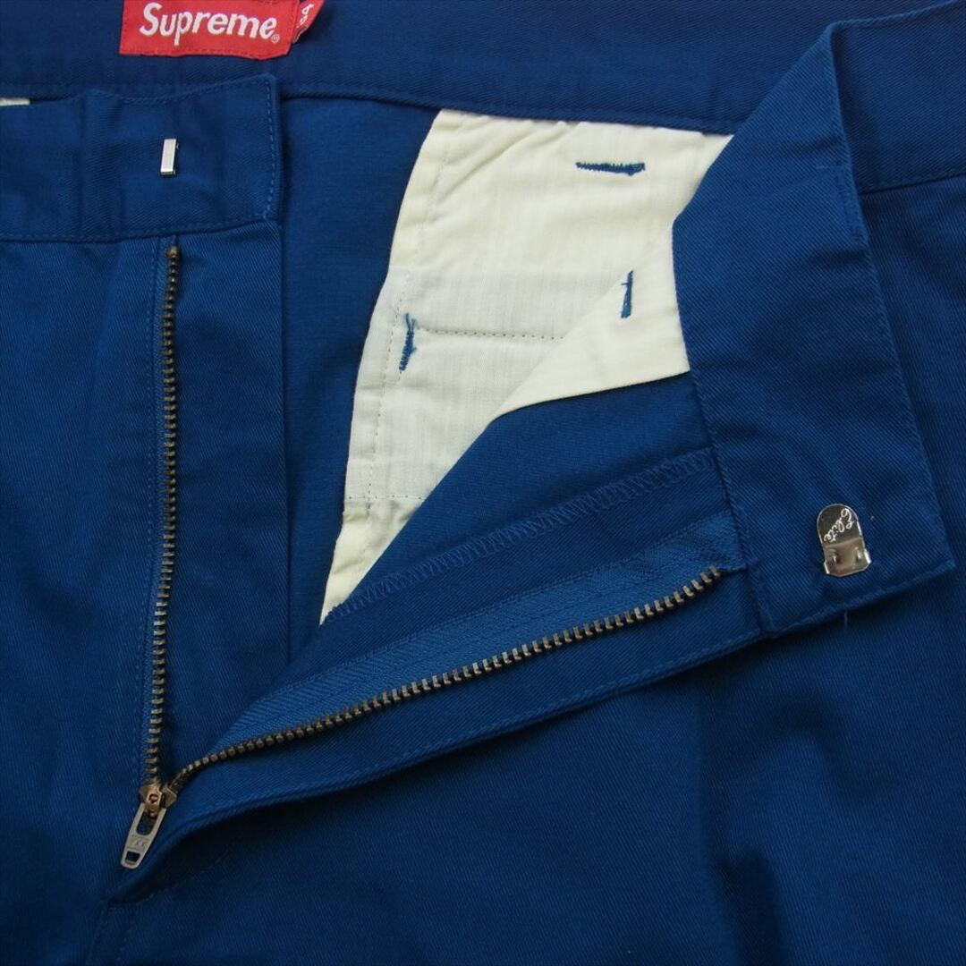 Supreme(シュプリーム)のSupreme シュプリーム パンツ Work Pant Navy ワークパンツ モスグリーン系 34【極上美品】【中古】 メンズのパンツ(その他)の商品写真