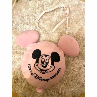 ディズニー(Disney)のDisney resort限定！Mickeyバルーンショルダーバッグ(キャラクターグッズ)
