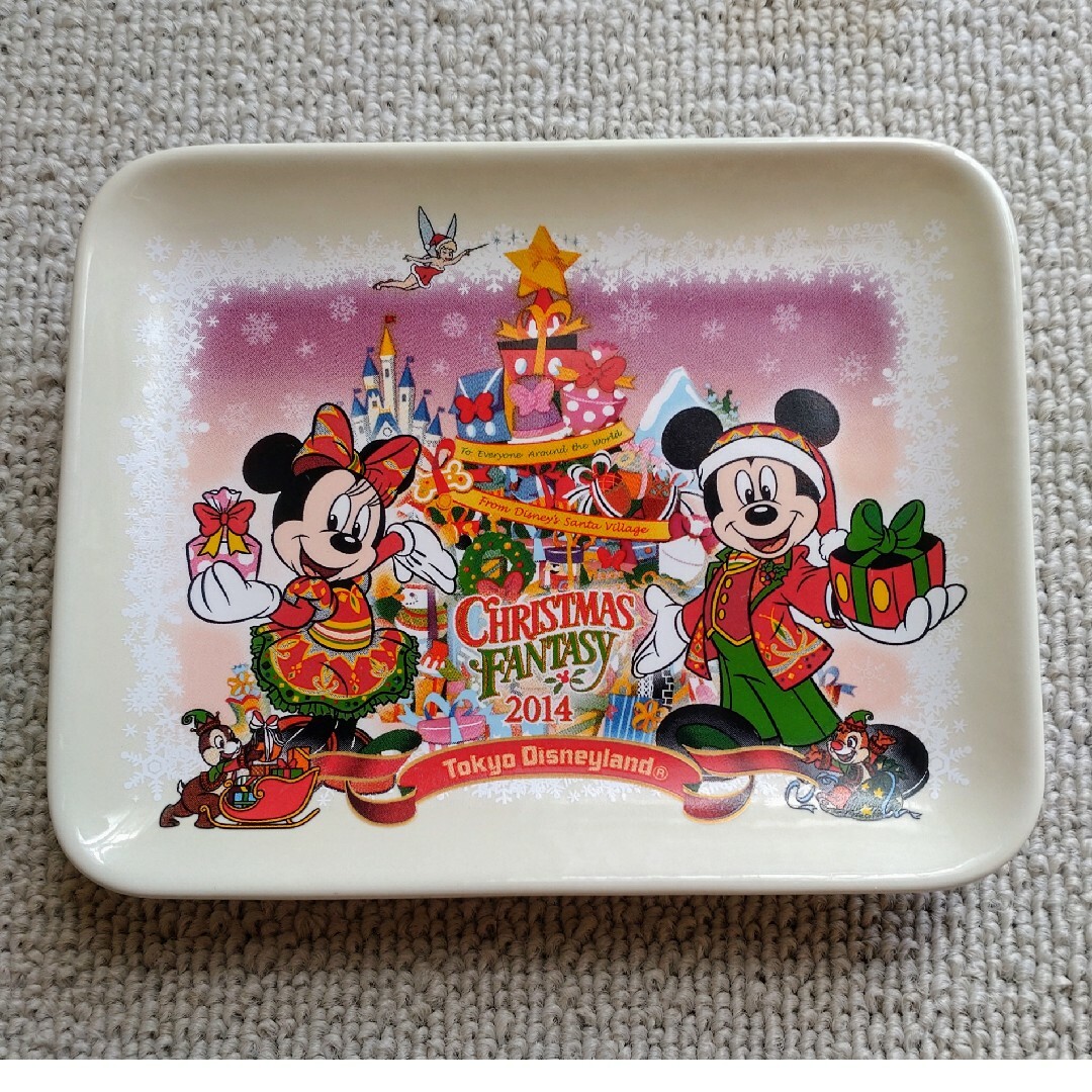 Disney(ディズニー)の東京ディズニーランド　クリスマス2014　プレート インテリア/住まい/日用品のキッチン/食器(食器)の商品写真