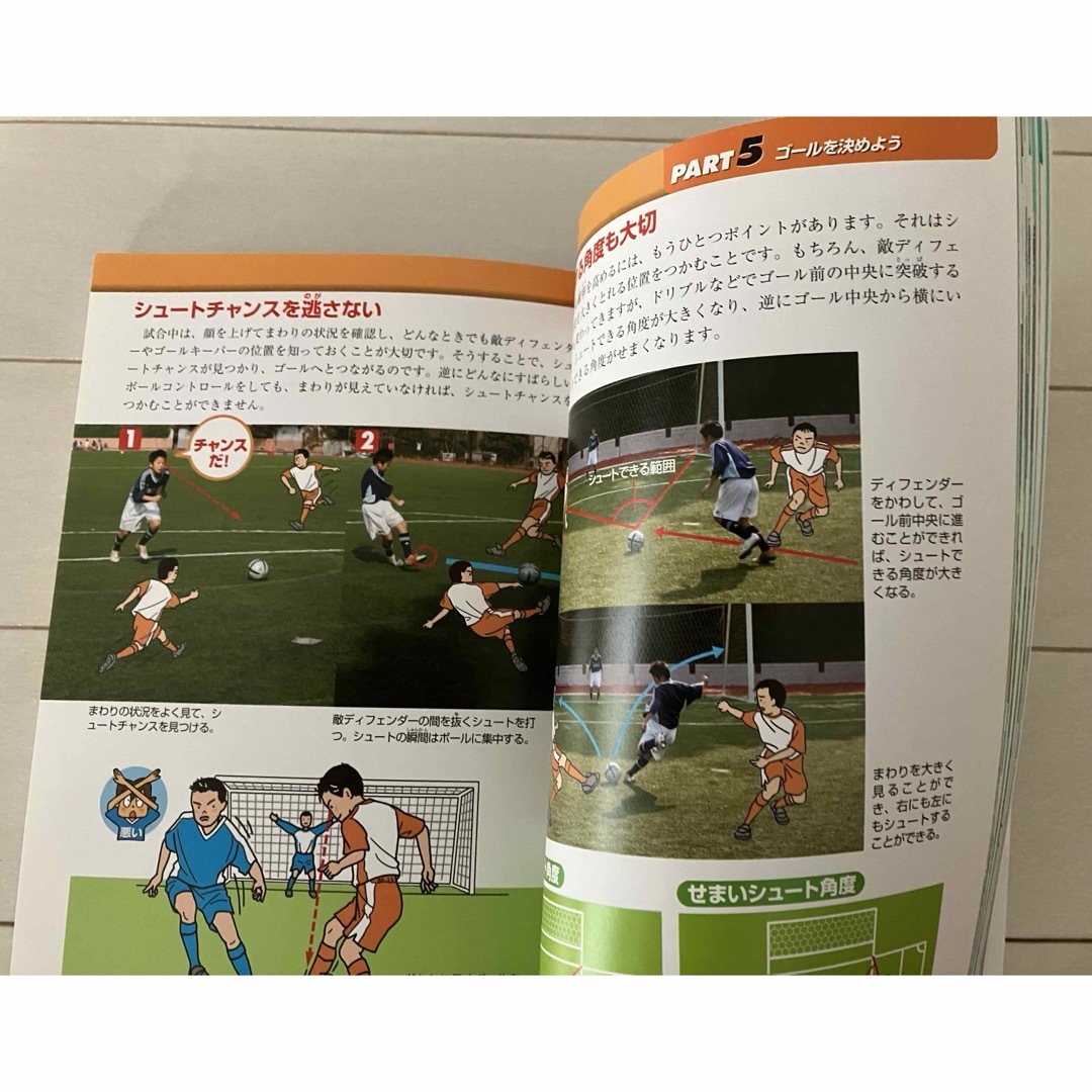 古本★送料無料★少年サッカーコーチング : 基本と練習法　親子でいっしょに エンタメ/ホビーの本(趣味/スポーツ/実用)の商品写真