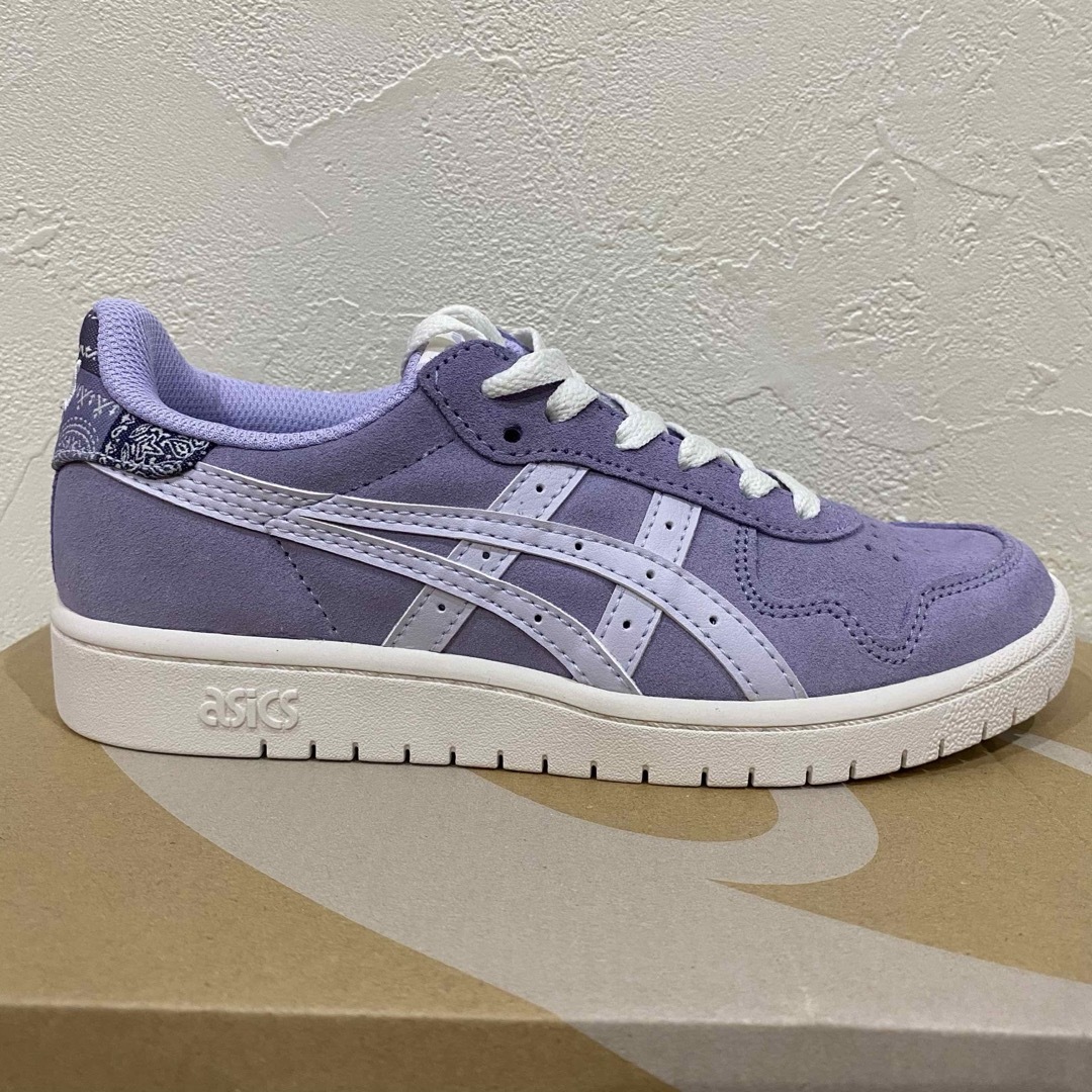 asics(アシックス)の新品【ASICS】アシックス JAPAN S パープル×ホワイト　22.5cm レディースの靴/シューズ(スニーカー)の商品写真