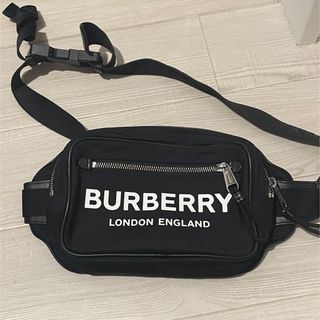 Burberry ショルダーバッグ ボディバッグ 黒 ウエストポーチ　バーバリー