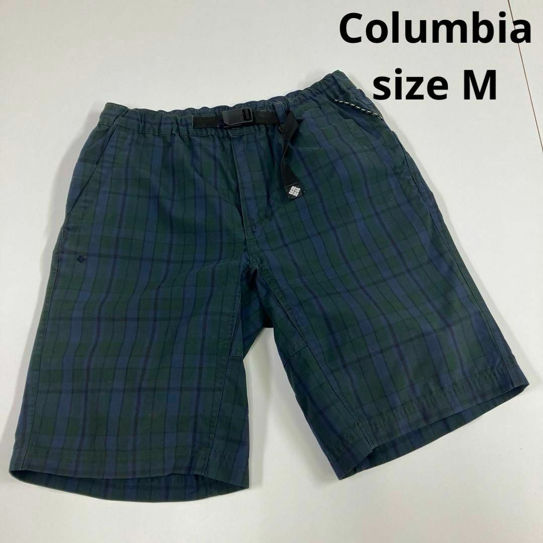 Columbia(コロンビア)のColumbia コロンビア　ハーフパンツ　ショートパンツ　古着　チェック柄　M メンズのパンツ(ショートパンツ)の商品写真