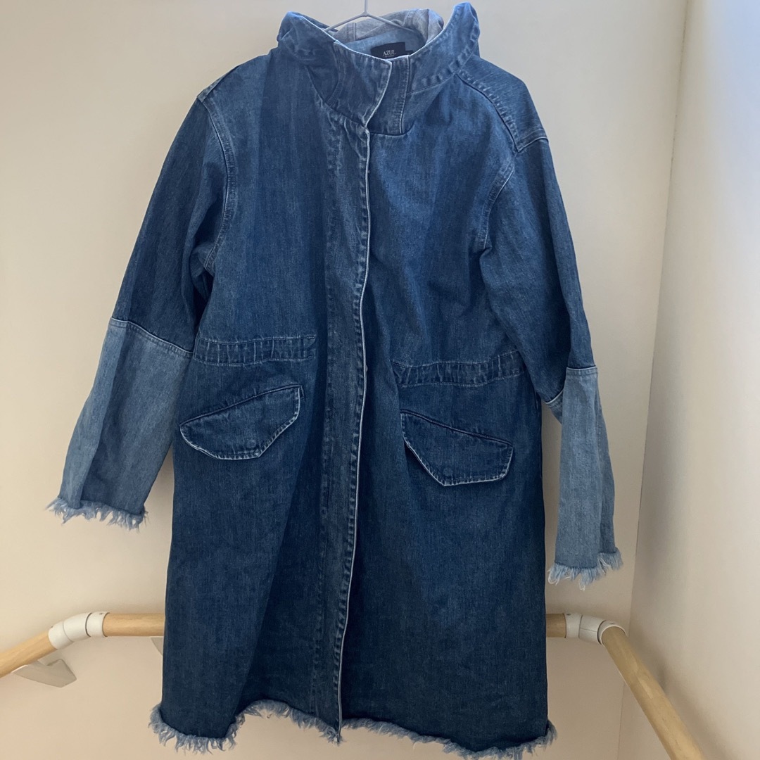 AZUL by moussy(アズールバイマウジー)のアズールバイマウジー　デニム レディースのジャケット/アウター(Gジャン/デニムジャケット)の商品写真