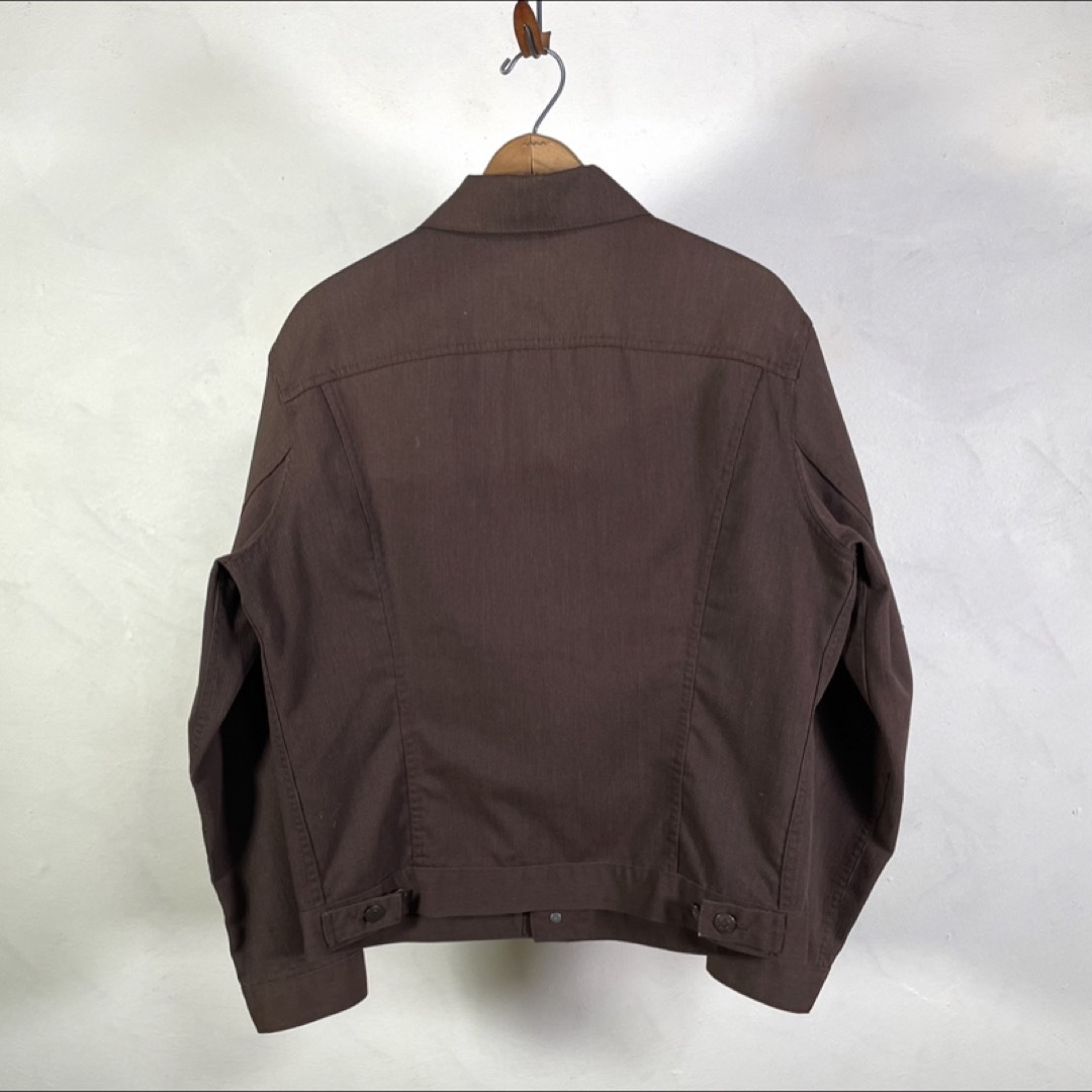 Levi's(リーバイス)の70s USA製 Levi's 70505 bige ピケ 42程度 メンズのジャケット/アウター(Gジャン/デニムジャケット)の商品写真