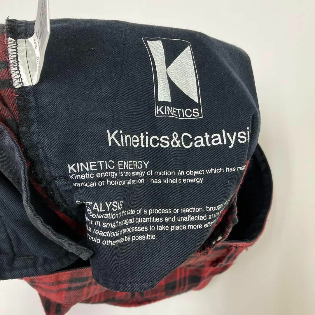 kinetics(キネティックス)のKinetics キネティックス　ショートパンツ　ハーフパンツ　チェック柄　赤黒 メンズのパンツ(ショートパンツ)の商品写真