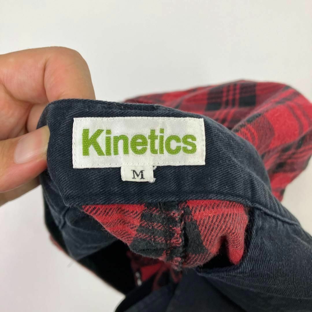 kinetics(キネティックス)のKinetics キネティックス　ショートパンツ　ハーフパンツ　チェック柄　赤黒 メンズのパンツ(ショートパンツ)の商品写真