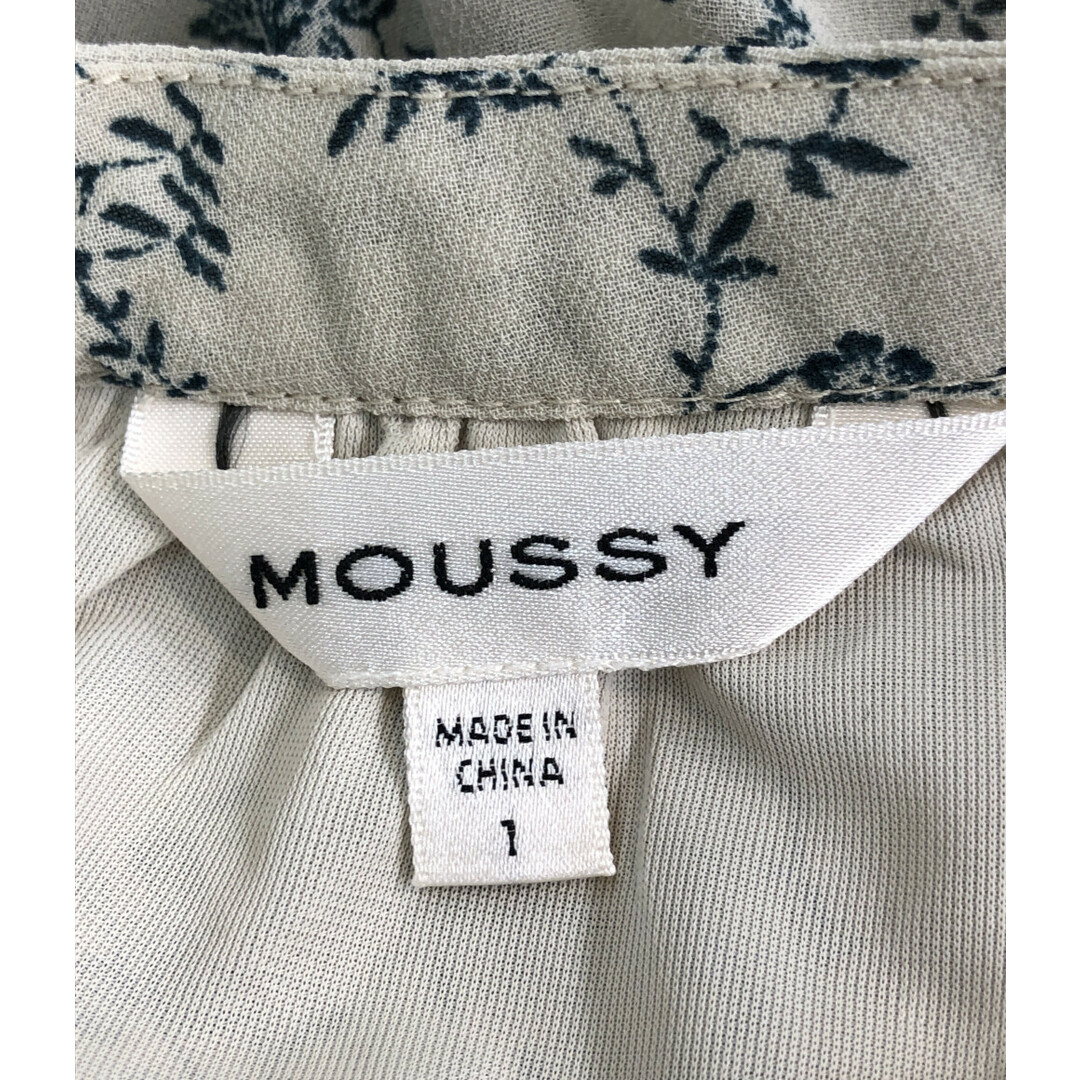 moussy(マウジー)の美品 マウジー moussy 半袖ワンピース 花柄 レディース 1 レディースのトップス(ベスト/ジレ)の商品写真