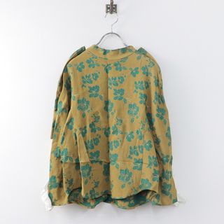 トーガ(TOGA)の2024SS トーガ プルラ TOGA PULLA Flower jacquard blouse フラワージャガードブラウス 38/ブラウン シャツ ARCHIVES【2400013767880】(シャツ/ブラウス(長袖/七分))