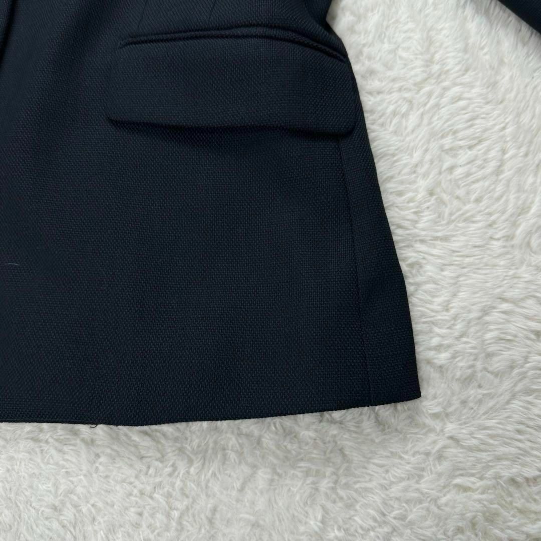 PLSTプラステ✨パンツスーツセットアップ ノーカラ ネイビー Lサイズ PLSTプラステ✨パンツスーツセットアップ ノーカラ ネイビー Lサイズ