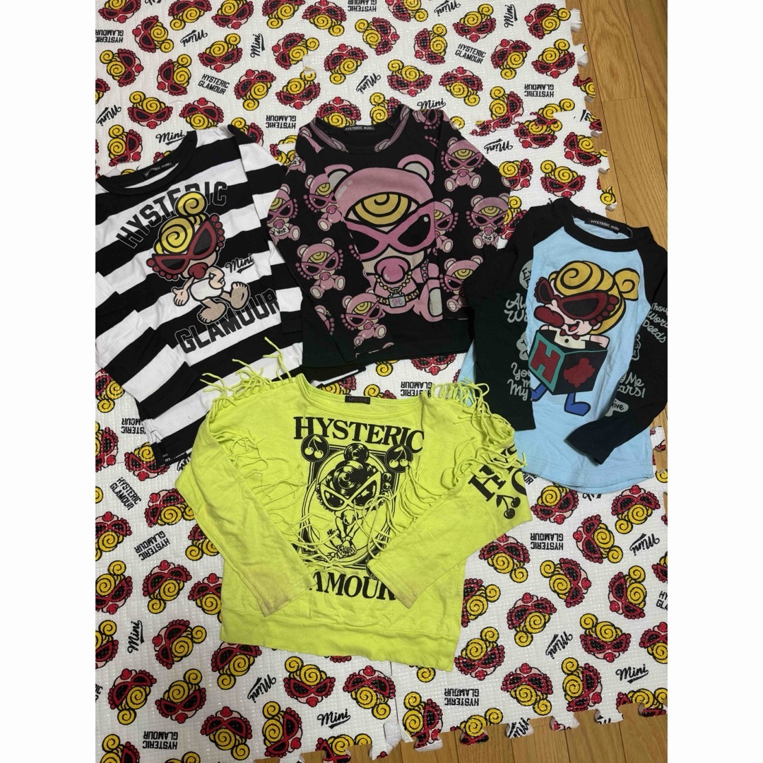 HYSTERIC MINI(ヒステリックミニ)のヒステリックミニ4点   キッズ/ベビー/マタニティのキッズ服女の子用(90cm~)(Tシャツ/カットソー)の商品写真