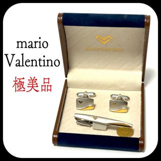 マリオバレンチノ(MARIO VALENTINO)の極美品✨箱付き✨ マリオヴァレンティノ  ネクタイピン  カフス  お洒落✨(ネクタイピン)