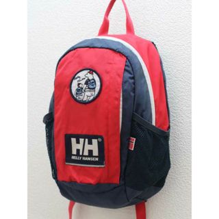 ヘリーハンセン(HELLY HANSEN)の【値下げ!】▽ヘリーハンセン/HELLY HANSEN▽リュックサック/バッグパック/鞄 赤×紺 遠足 運動会 習い事 アウトドア【中古】子供 キッズ kids 男の子 女の子 春夏秋冬 225032 bagetc(リュックサック)