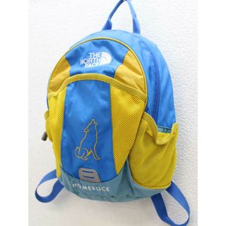 ザノースフェイス(THE NORTH FACE)の【値下げ!】▽ザ・ノースフェイス/THE NORTH FACE▽リュックサック/バッグパック/鞄 ブルー×マスタードイエロー HOMESLICE 遠足 運動会 習い事 アウトドア【中古】子供 キッズ kids 男の子 春夏秋冬 225032 bagetc(リュックサック)