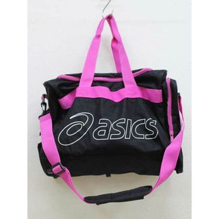 アシックス(asics)の【値下げ!】▽アシックス/asics▽ショルダーバッグ/スポーツバッグ/鞄 黒×ピンク 部活 通学 習い事【中古】子供 キッズ kids 女の子 春夏秋冬 801132 bagetc(その他)