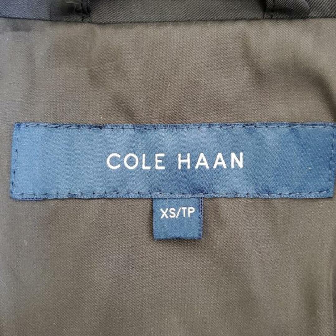 Cole Haan(コールハーン)のCOLE HAAN(コールハーン) コート サイズXS レディース美品  - 黒 長袖/ジップアップ/春/秋 レディースのジャケット/アウター(その他)の商品写真