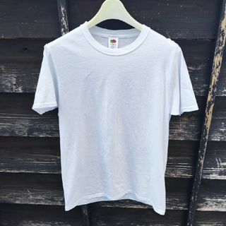 フルーツオブザルーム(FRUIT OF THE LOOM)の[ベーシック]フルーツオブザルーム　ソリッドTシャツ　無地　白　Mサイズ(Tシャツ(半袖/袖なし))