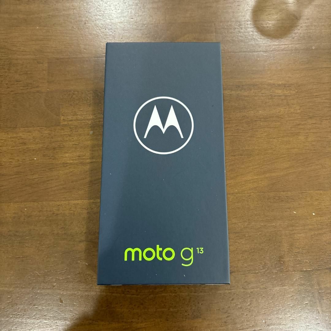 新品·未使用　moto g13 マットチャコール 128 GB SIMフリー