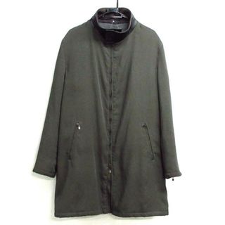 ARMANI COLLEZIONI - ARMANICOLLEZIONI(アルマーニコレッツォーニ) コート サイズ48 M メンズ カーキ×黒 長袖/中綿/冬