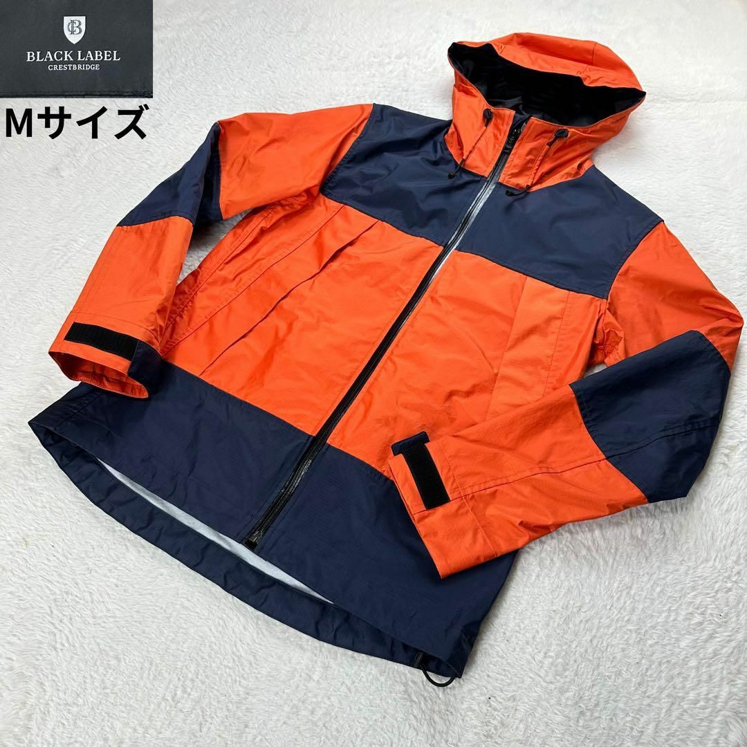 BLACK LABEL CRESTBRIDGE(ブラックレーベルクレストブリッジ)のブラックレーベルクレストブリッジ✨マウンテンパーカー オレンジ Mサイズ メンズのジャケット/アウター(マウンテンパーカー)の商品写真