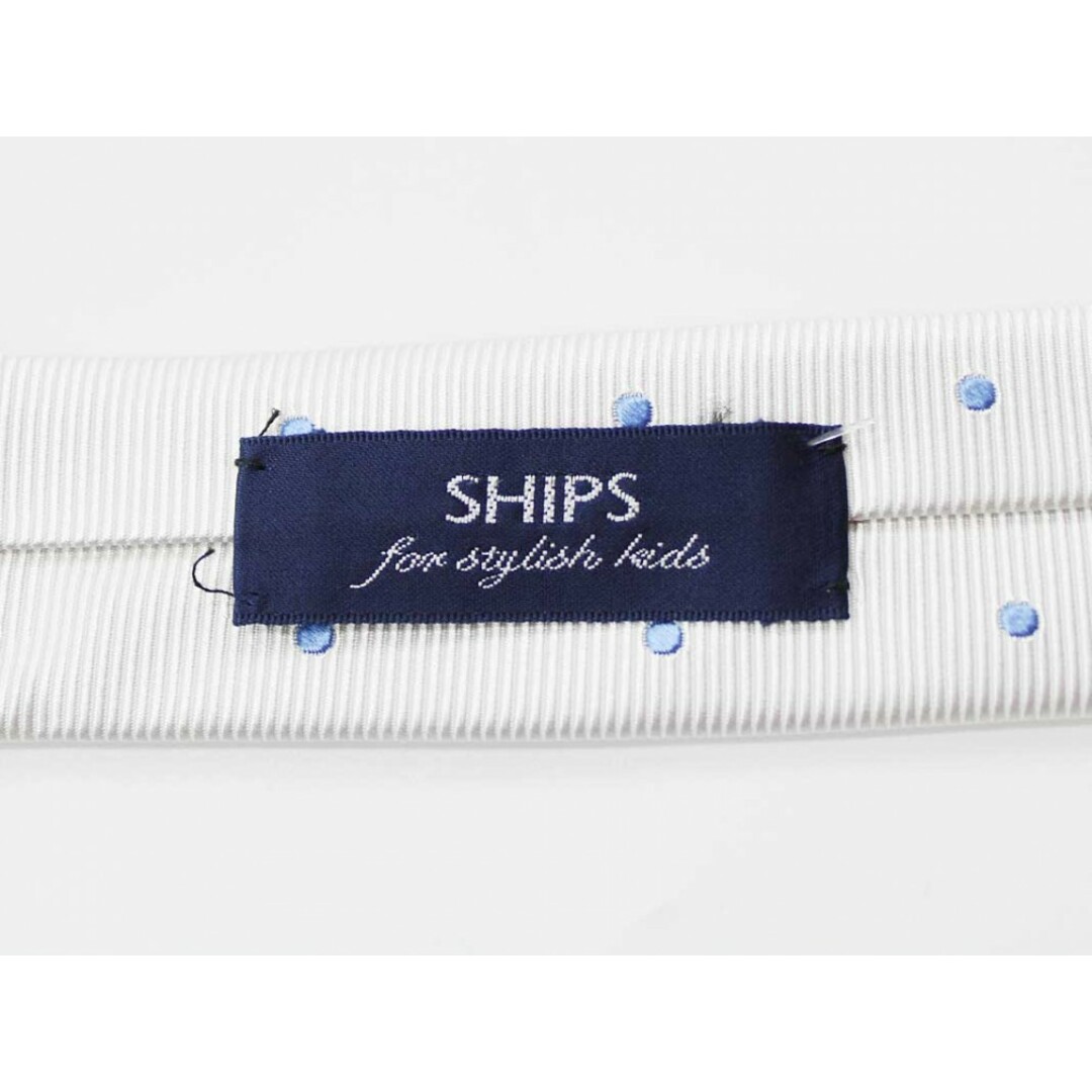 SHIPS(シップス)の〔シップス/SHIPS kids〕ネクタイ/小物 白×水色 フォーマル 入学式 卒業式 結婚式 冠婚葬祭 発表会 謝恩会 七五三【中古】子供 キッズ kids 男の子 fml 411042 キッズ/ベビー/マタニティのこども用ファッション小物(その他)の商品写真