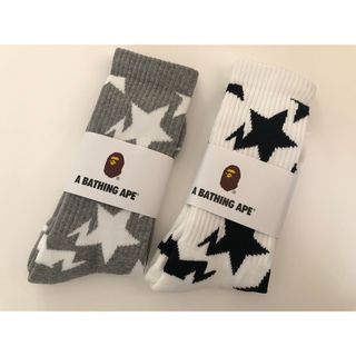 アベイシングエイプ(A BATHING APE)のBAPEアベイシングエイプ  ソックス　ソックス　2足(ソックス)