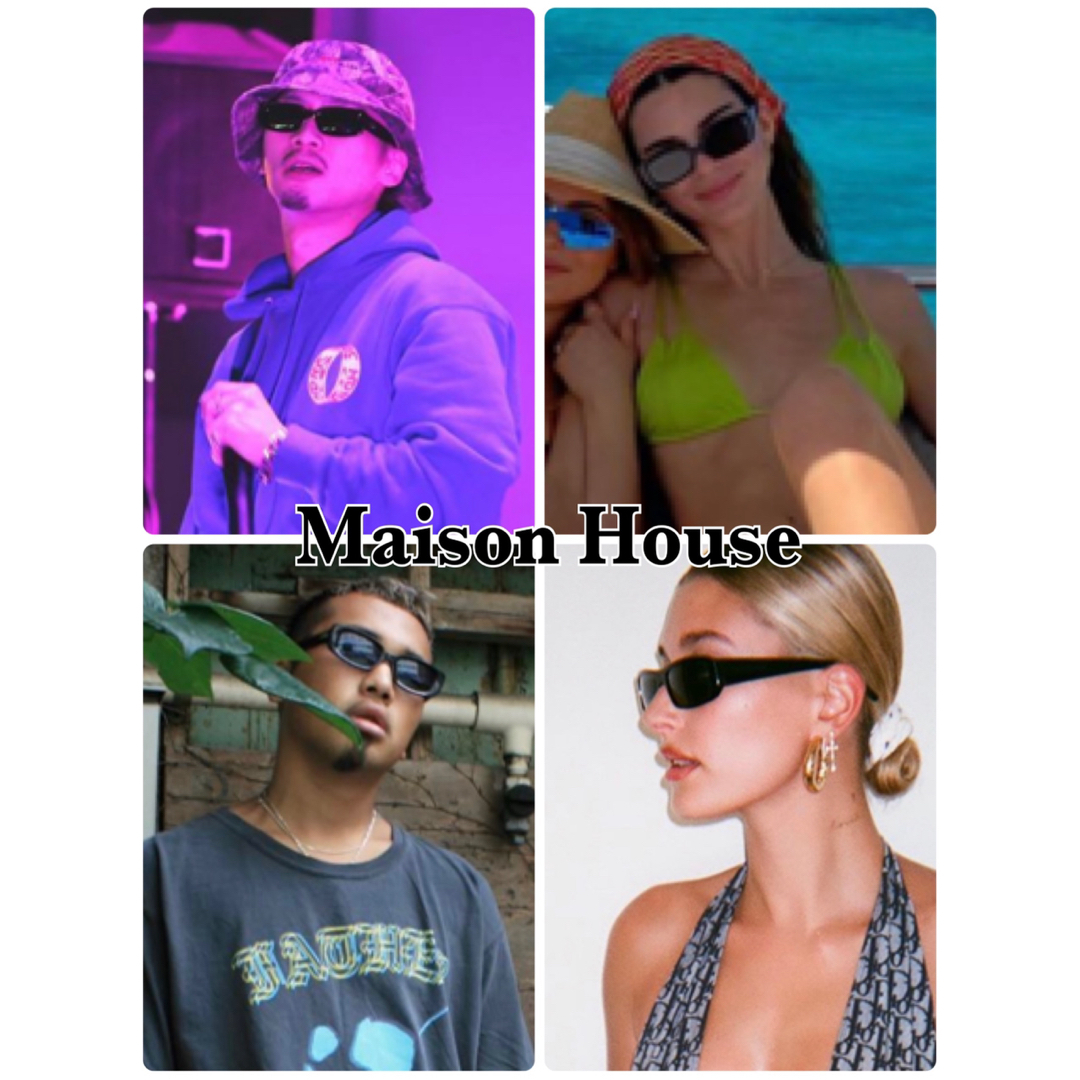 Awich着用型】サングラス 黒+白 セットの通販 by Maison House Awich着用型】サングラス 黒+白 セットの通販 by Maison House