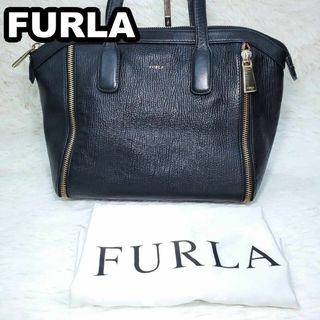 フルラ(Furla)のフルラ　AMAZZONE　ダブルジップ　激レア　オールレザー　本革　ハンドバッグ(トートバッグ)