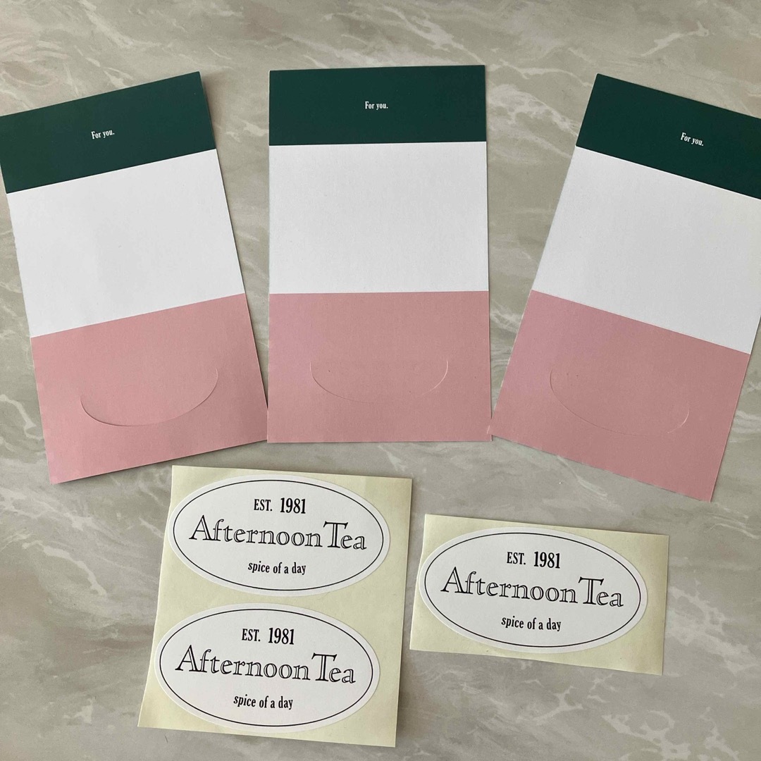 AfternoonTea(アフタヌーンティー)のメッセージカードとシール ハンドメイドの文具/ステーショナリー(カード/レター/ラッピング)の商品写真