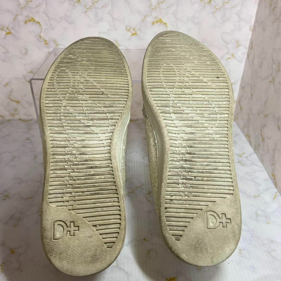 DIANA(ダイアナ)の✨グリッター•ラメ✨+DIANA プラスダイアナ ホワイト 22.5cm レディースの靴/シューズ(スニーカー)の商品写真