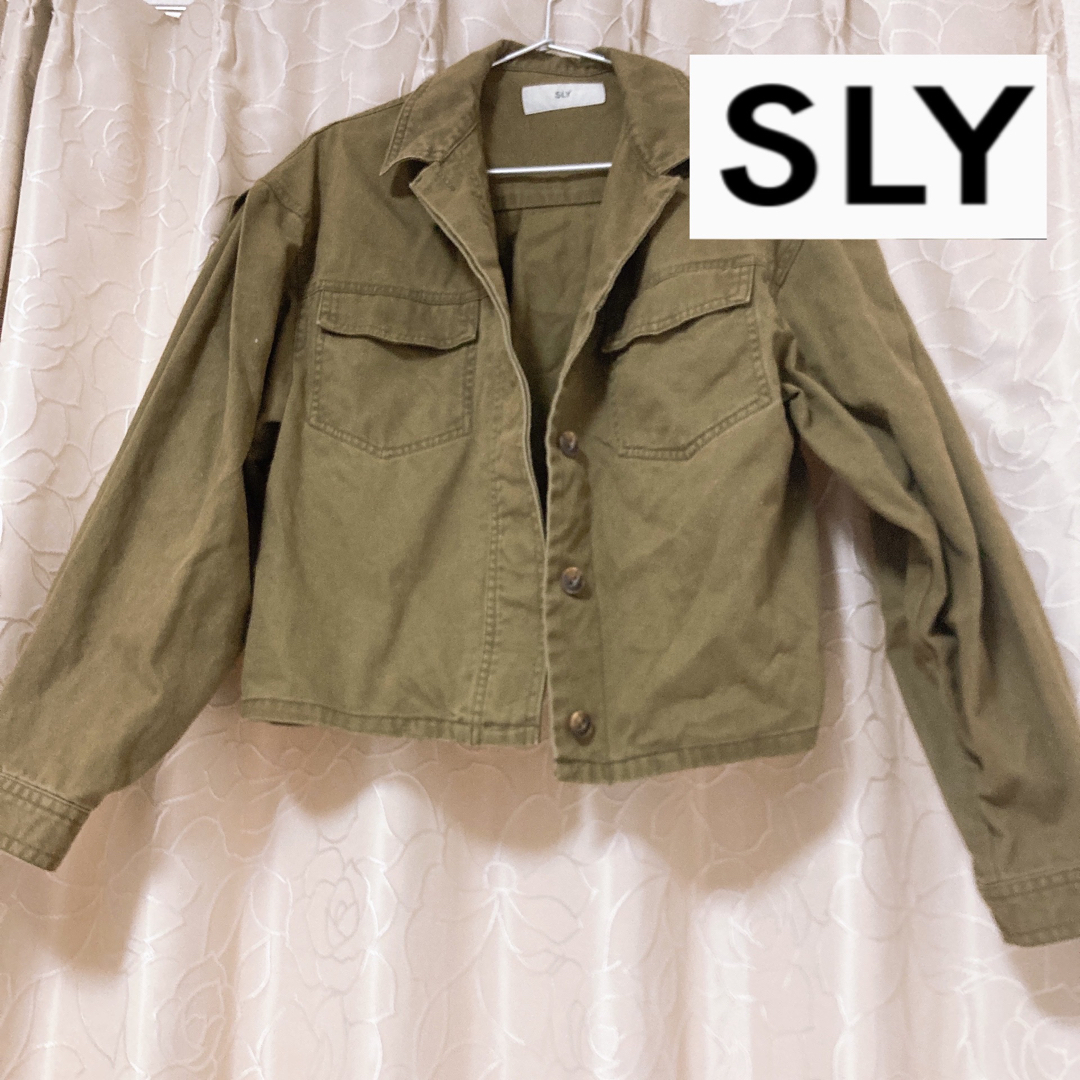 SLY(スライ)のSLYスライ　ミリタリージャケット　デニムジャケッ　moussy ユニクロ　GU レディースのジャケット/アウター(Gジャン/デニムジャケット)の商品写真