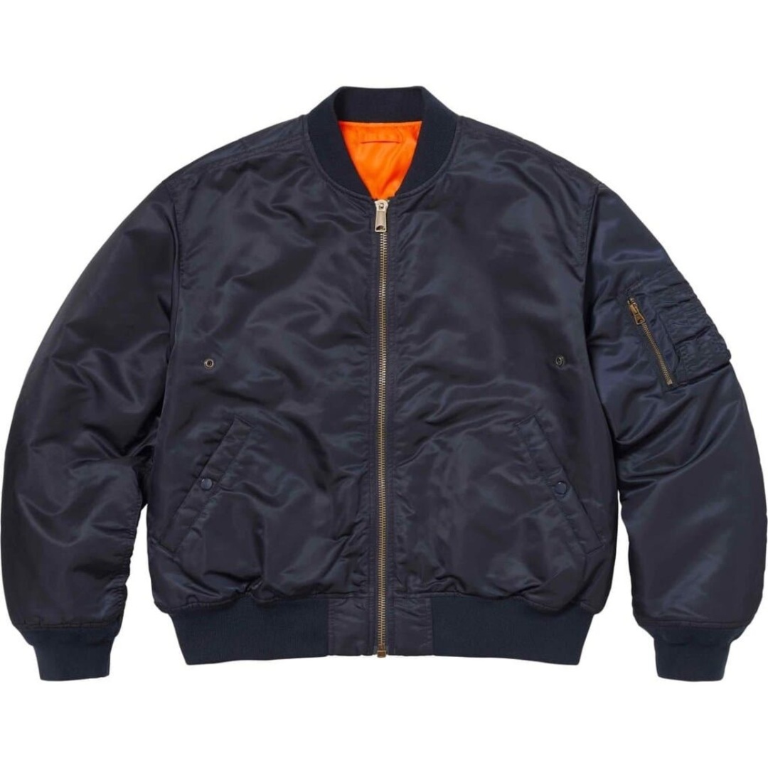 Supreme(シュプリーム)のSupreme 2-in-1 MA-1 alpha jacket Vest紺S メンズのジャケット/アウター(フライトジャケット)の商品写真