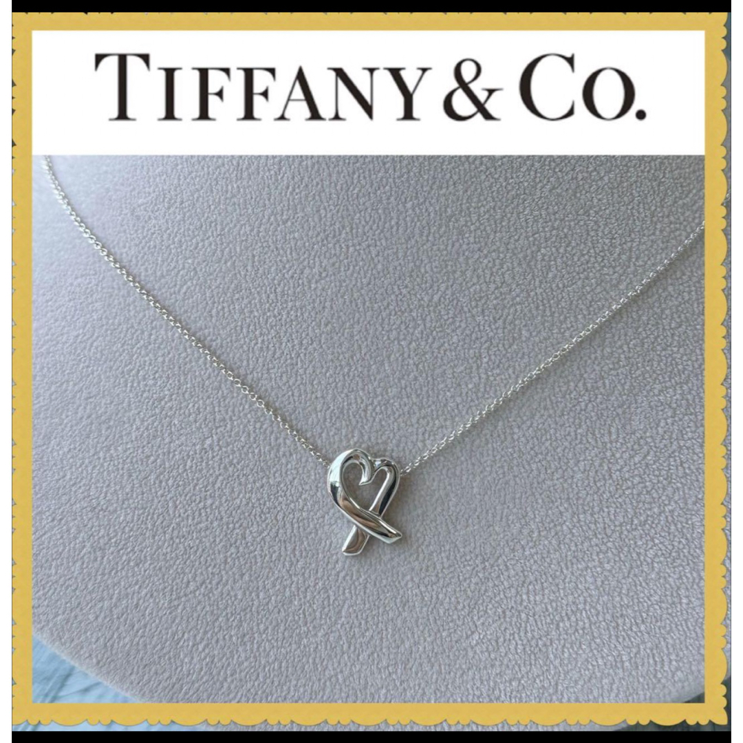 Tiffany ティファニーラビングハートネックレス　シルバー925