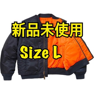 シュプリーム(Supreme)のSupreme 2-in-1 MA-1 alpha jacket Vest紺L(フライトジャケット)