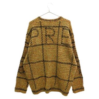 シュプリーム(Supreme)のSUPREME シュプリーム 23SS Quilt Stitch キルト ステッチニット長袖セーター イエロー(ニット/セーター)