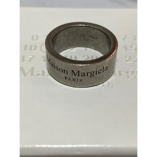 マルタンマルジェラ(Maison Martin Margiela)の【中古品】Maison Margiela ロゴエングレーブ リング(リング(指輪))