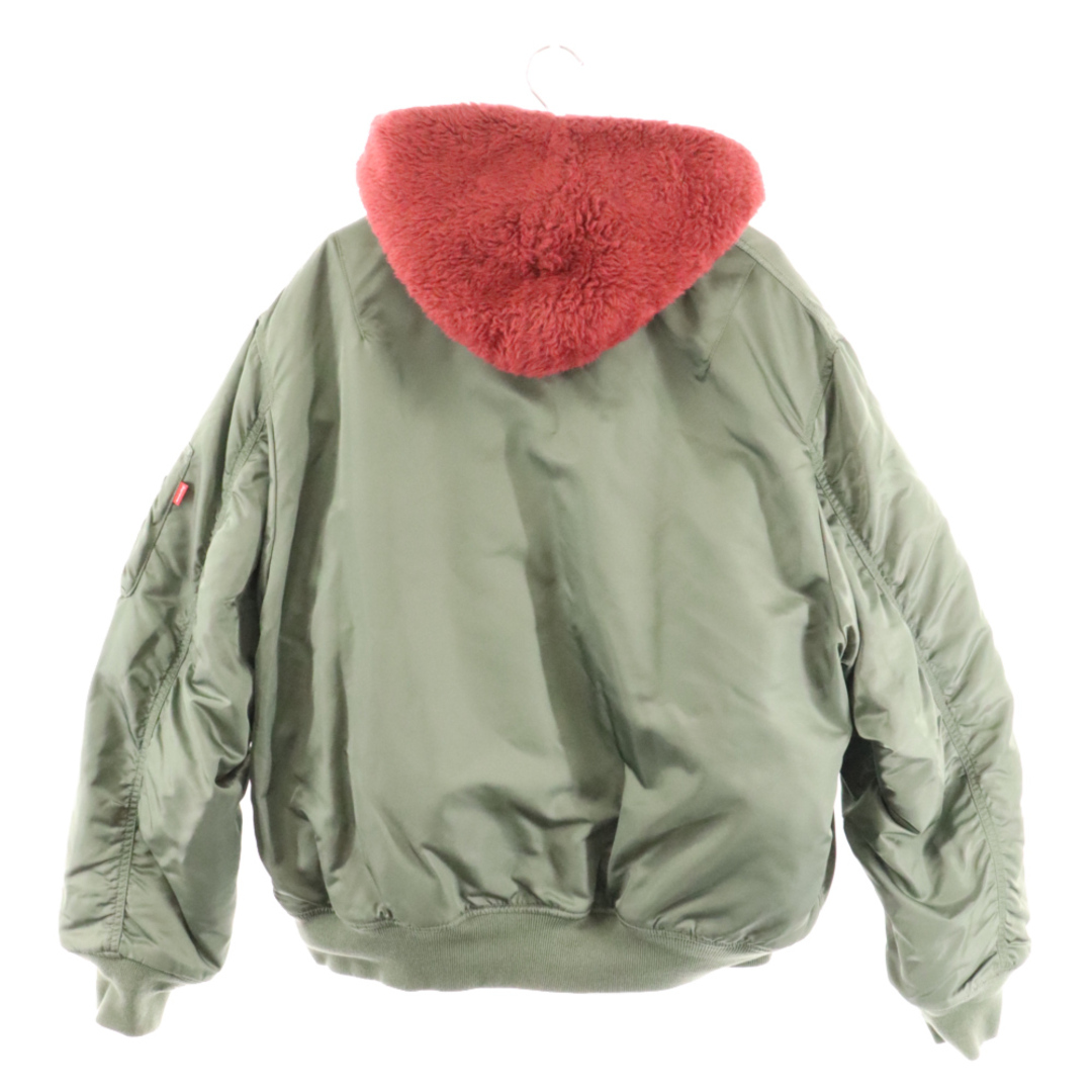 Supreme(シュプリーム)のSUPREME シュプリーム 22AW Faux Fur Reversible MA-1 フェイクファーリバーシブル フライトジャケット カーキ メンズのジャケット/アウター(フライトジャケット)の商品写真