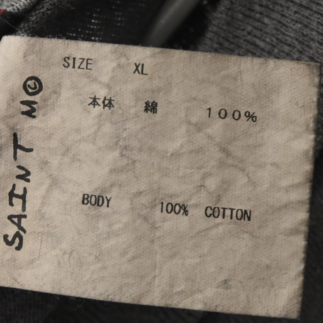 SAINT MICHAEL セントマイケル 22AW×Kosuke Kawamura ダラープリントヴィンテージ加工 ロンT カットソー 長袖Tシャツ グレー SM-A22-0000-083 メンズのトップス(Tシャツ/カットソー(七分/長袖))の商品写真