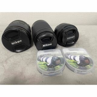 ニコン(Nikon)の一眼レフカメラ　レンズ3本セット(デジタル一眼)