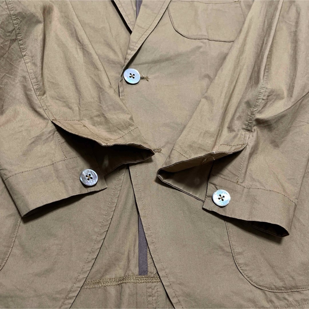 SHIPS JET BLUE(シップスジェットブルー)の【SHIPS JET BLUE】シャツジャケット　日本製　Sサイズ メンズのジャケット/アウター(テーラードジャケット)の商品写真