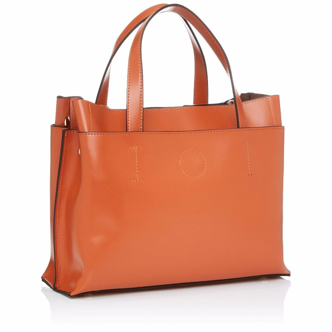 【色: オレンジ】[ルクス] ミニマルフォルムスクエア2wayハンドバッグ bi レディースのバッグ(その他)の商品写真