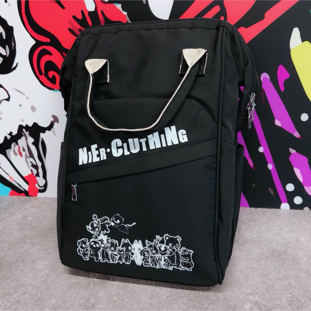 NieR Clothing(ニーアクロージング)のNieR clothing 軽量×大容量10POCKETマザーズリュック レディースのバッグ(リュック/バックパック)の商品写真