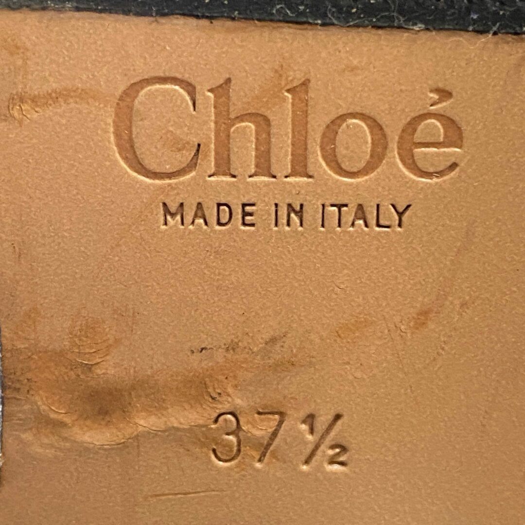 Chloe(クロエ)の2c10 Chloe クロエ スザンナ スタッズベルベット ウエスタンブーツ 37 1/2 レッド ベロア シューズ イタリア製 レディースの靴/シューズ(ブーツ)の商品写真