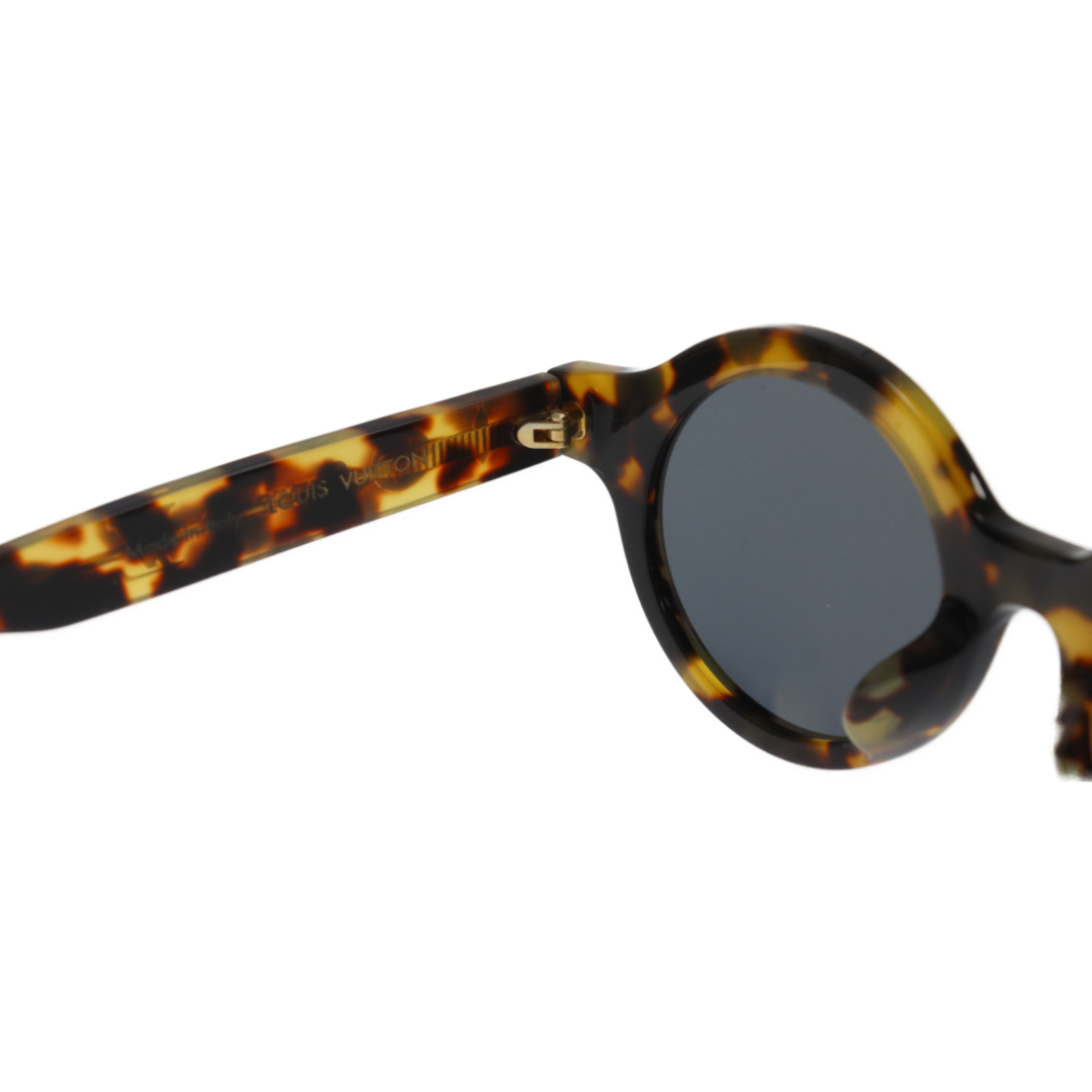 Supreme(シュプリーム)のSUPREME シュプリーム 17AW×LOUIS VUITTON LV Downtown Sunglasses×ルイヴィトンコラボ ラウンドフレーム ダウンタウン サングラス アイウェア 眼鏡 ブラウン Z0990E メンズのファッション小物(サングラス/メガネ)の商品写真