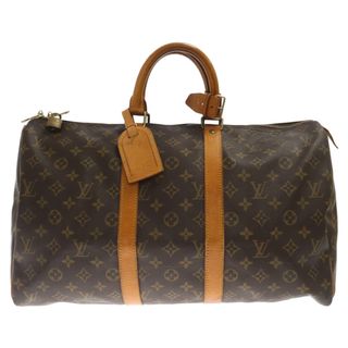 ルイヴィトン(LOUIS VUITTON)のLOUIS VUITTON ルイヴィトン キーポル45 モノグラムキャンバス ボストンバッグ 旅行カバン ブラウン M41428/SP1913(ボストンバッグ)