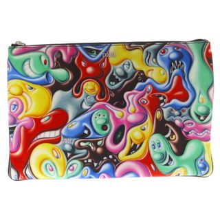 ディオール(Dior)のDIOR ディオール KENNY SCHARF ケニー シャーフ コラボ グラフィックプリント クラッチバッグ ポーチ ナイロン マルチカラー 2SPCA224IDF(セカンドバッグ/クラッチバッグ)